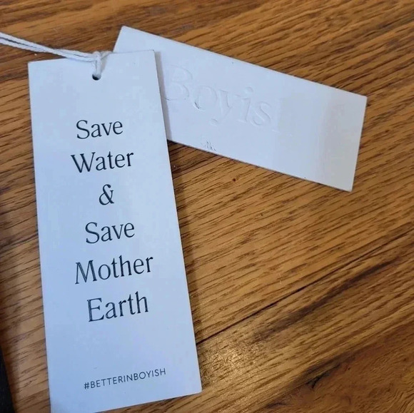 Boyish The Ricky High Rise Flare in Wonder Wall Peace Sign Jeans(26)NWT - Picture 13 of 14